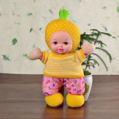 T1657A Children Stuffed Cartoon Pineapple Doll Birthday Gift