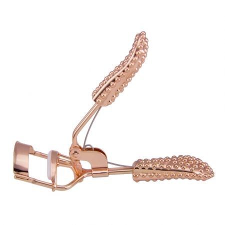 Maketop Rose Gold  Eyelash Curler with Advanced Silicone Pressure Pad