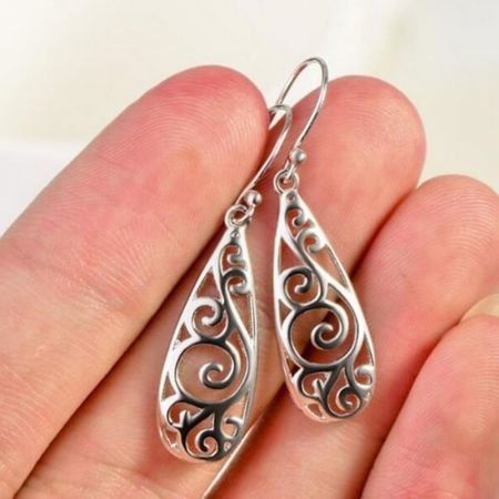 Carve Patterns Or Designs on Woodwork Restoring Ancient Ways Drop Earrings Bohem