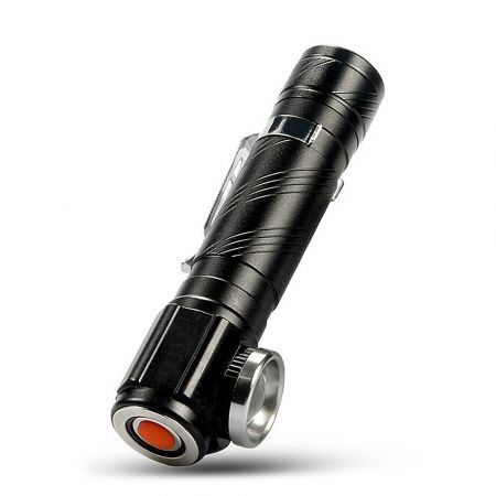 LED Flashlight with USB Port for Outdoor Camping