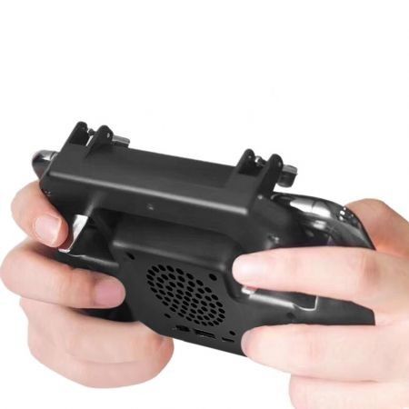 Mobile Game Controller Grip Extended Handle with Trigger Joystick for iOS / Android