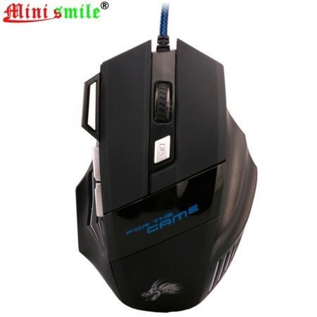 Minismile X5 7 Buttons 5500DPI USB Wired Optical Gaming Mouse Backlit Game Mice