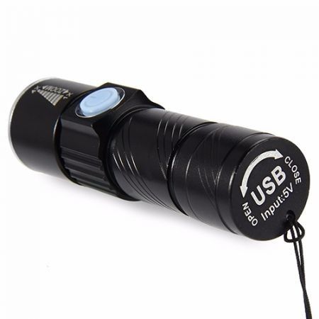 Portable USB Mini LED Flashlight for Outdoor