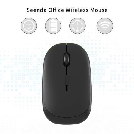 Wireless Mouse 2.4G USB Nano Receiver Super Slim Mouse For Laptop Notebook PC