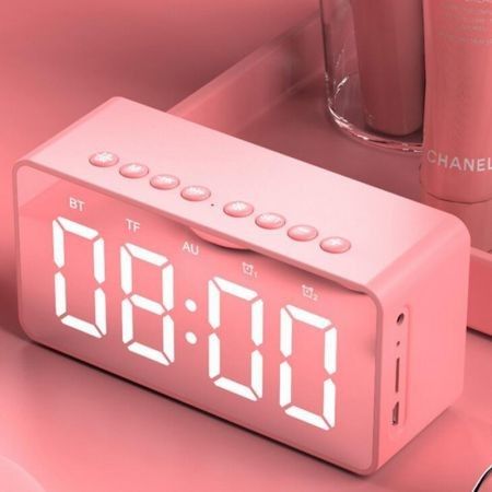 AEC Multifunctional Portable Bluetooth Alarm Clock Speaker