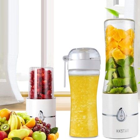 Electric Portable Juicer Fruit Vegetable Juice Mixer