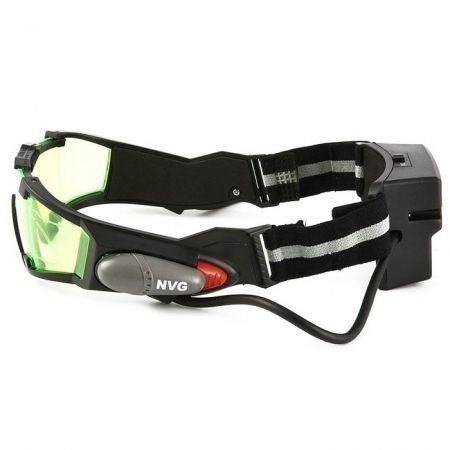 Adjustable Elastic Band Night Vision Goggles Glasses with Green Lens