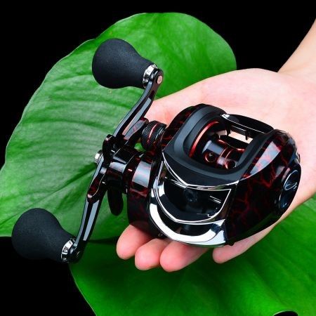 PRO BEROS DW121 Metal Fishing Reel Aluminum Alloy 18 + 1 Ball Bearings Spool