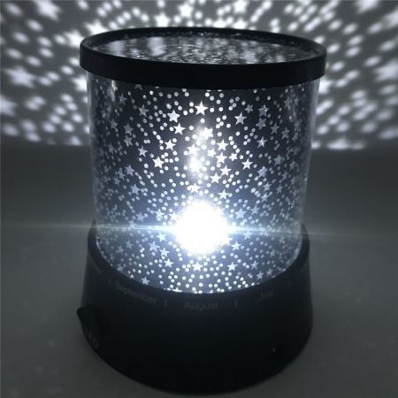 Fantasy Romantic Lamp Starry Sky Rotating Star Projector Bedroom LED Night Light