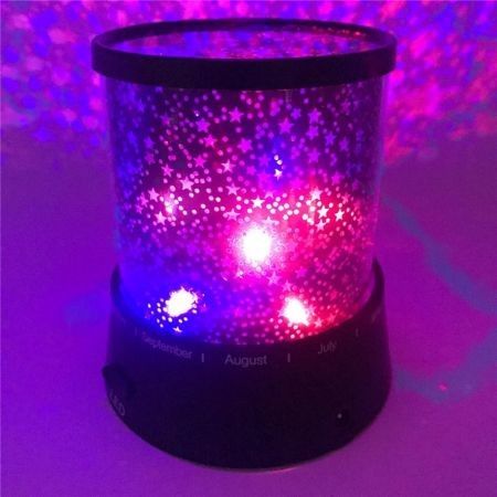 Fantasy Romantic Lamp Starry Sky Rotating Star Projector Bedroom LED Night Light