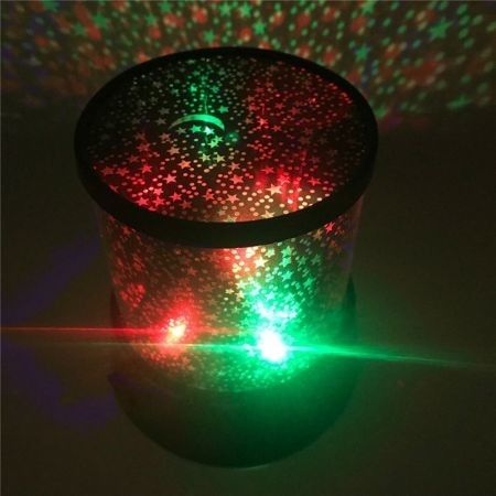 Fantasy Romantic Lamp Starry Sky Rotating Star Projector Bedroom LED Night Light