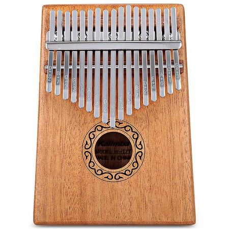 17 Keys Tone Wooden Thumb Piano Portable Finger Musical Instrument