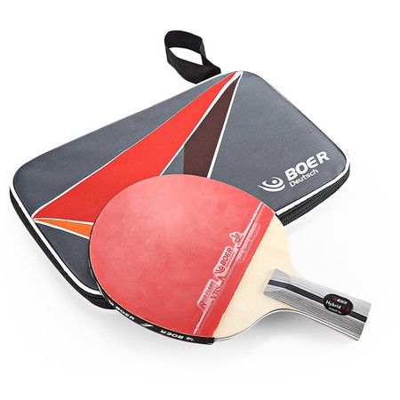 BOER Table Tennis 1 Star Ping Pong Racket Paddle