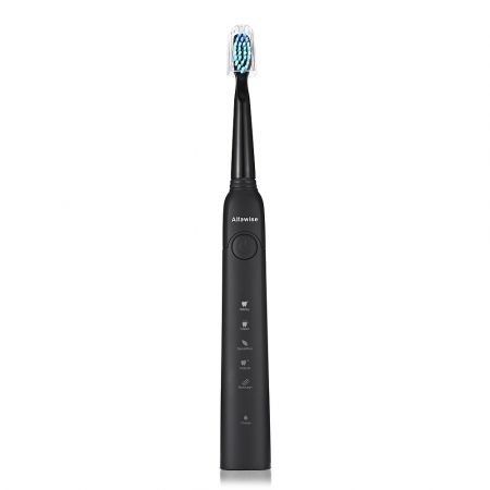 Alfawise SG - 949 Sonic Electric Toothbrush with Smart Timer Five Brushing Modes Waterproof with 3 Brush Heads