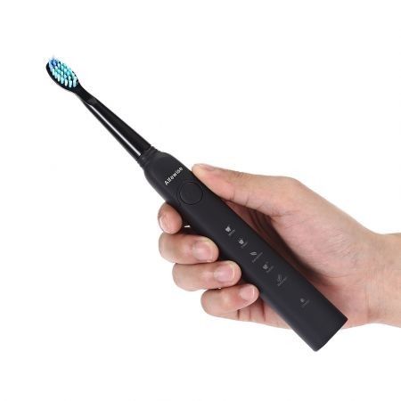 Alfawise SG - 949 Sonic Electric Toothbrush with Smart Timer Five Brushing Modes Waterproof with 3 Brush Heads