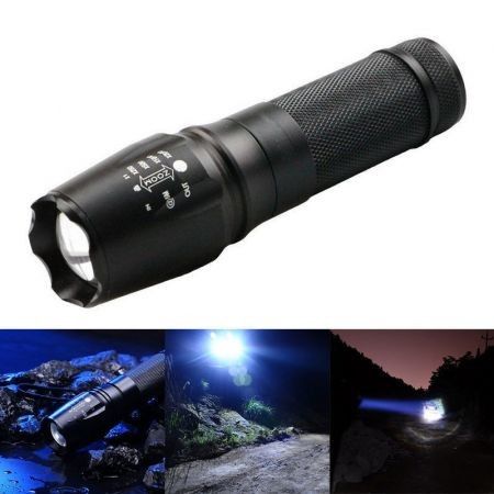 Portable Ultra-bright CREE XML T6 LED Flashlight Kit