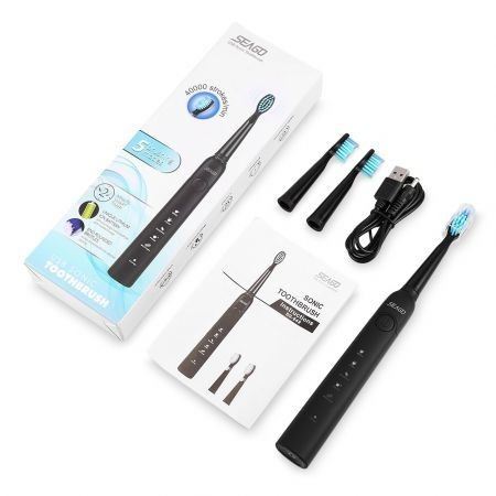 SEAGO SG - 949 Sonic Electric USB Charging Travel Toothbrush