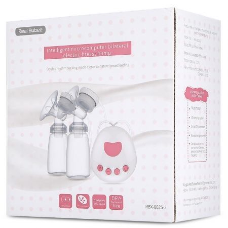 RealBubee RBX - 8025 - 2 Infant Breastfeeding Double USB Electric Breast Pumps