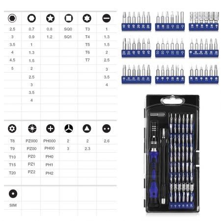 58 in 1 Precision Screwdriver Set Professional Repair Tools for Various Devices