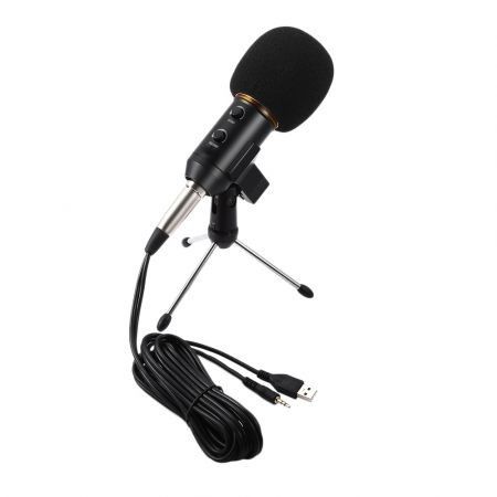 BM - 300FX Audio Sound Recording Condenser Microphone with Foldable Tripod