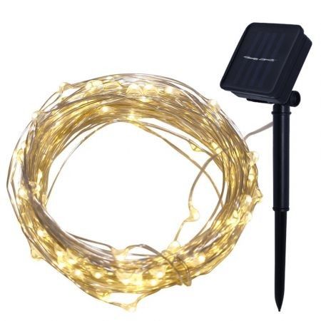 Solar String Lights 100 LED Fairy 10M Outdoor Indoor Decorative