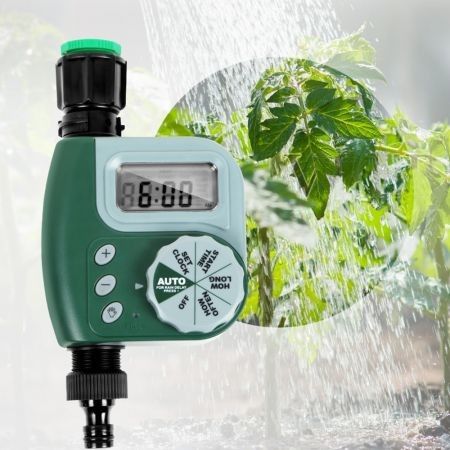 Outdoor Garden Irrigation Controller Solenoid Valve Timer