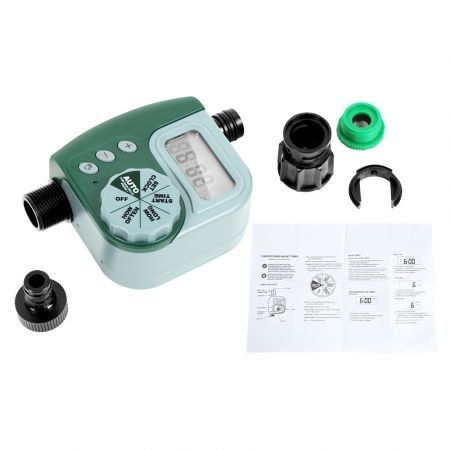 Outdoor Garden Irrigation Controller Solenoid Valve Timer