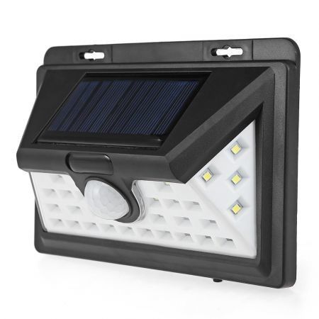 LED Human Infrared Solar Power Flood Light PIR Motion Sensor Wall  Lamp Outdoor