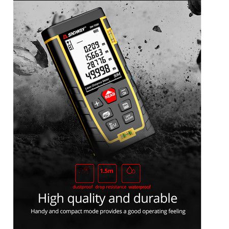 Handheld Laser Range Finder Infrared Measuring Instrument 50M