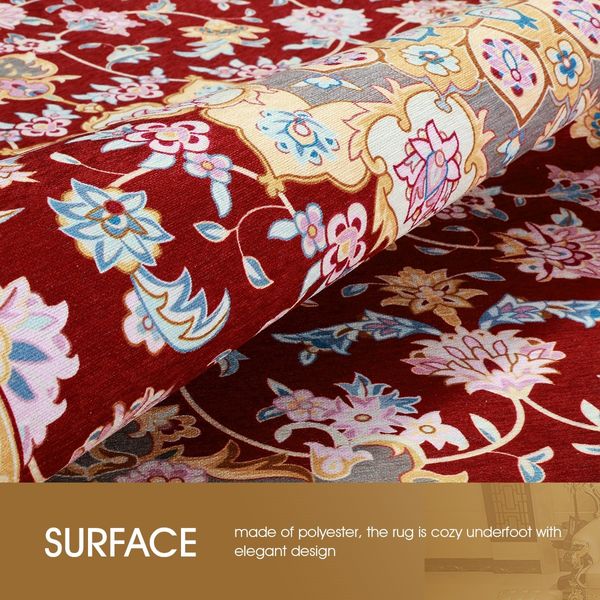 Soft Rugs Carpet Traditional Persian Floor Rug Anti-slip Bedroom Mat 200 x 300CM