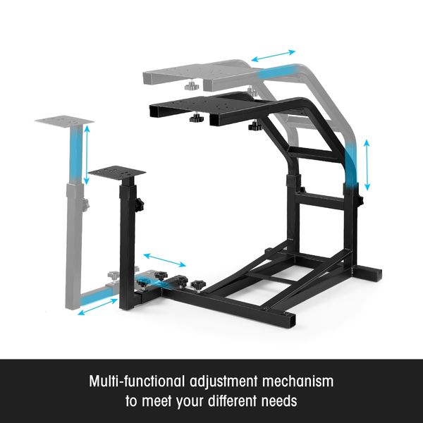 Adjustable Gaming Racing Simulator Steering Wheel Stand for PS2 PS3 Xbox Logitech G25