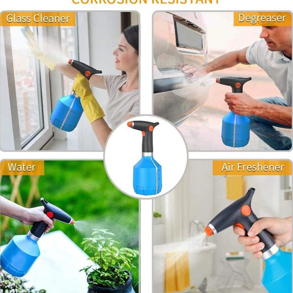 Electric Plant Mister Spray Bottle for House Flower (Blue)