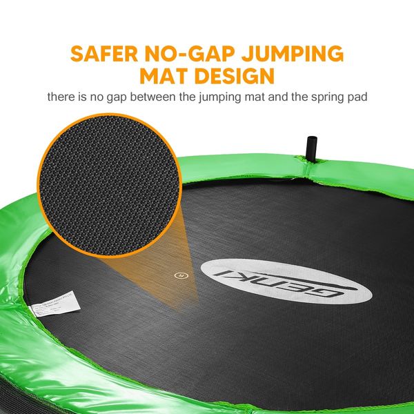 Genki 55 Inch Koala Trampoline for Kids with Safety Net Enclosure