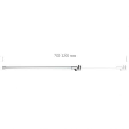 Support Arm for Bath Enclosure Stainless Steel 70-120 cm