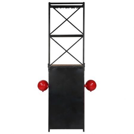 Tractor Wine Cabinet 49x32x183 cm Solid Mango Wood