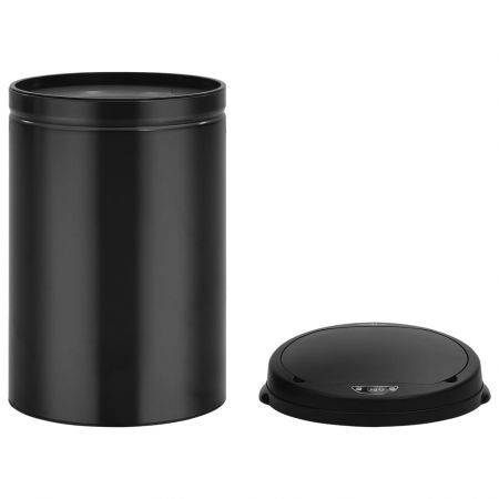 Automatic Sensor Dustbin 30 L Carbon Steel Black