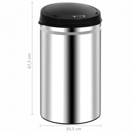 Automatic Sensor Dustbin 40 L Stainless Steel