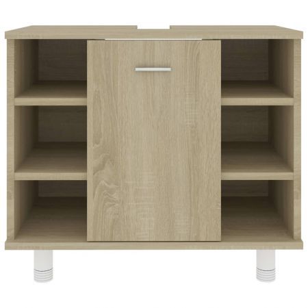 Bathroom Cabinet Sonoma Oak 60x32x53,5 cm Chipboard