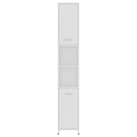 Bathroom Cabinet White 30x30x183.5 cm Chipboard