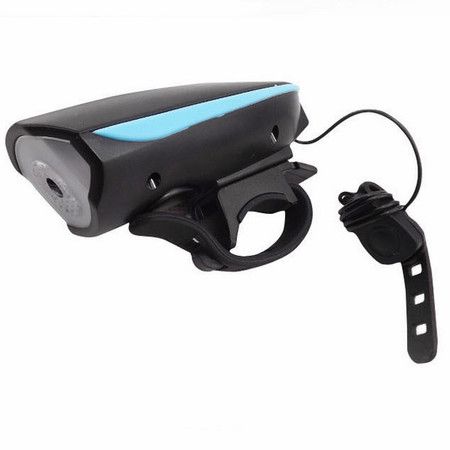 Bike Light with Loud Bike Horn, Rechargeable Bicycle Light Waterproof Cycling Lights, Bicycle Light Front with Loud Sound Siren, 3 Lighting Modes