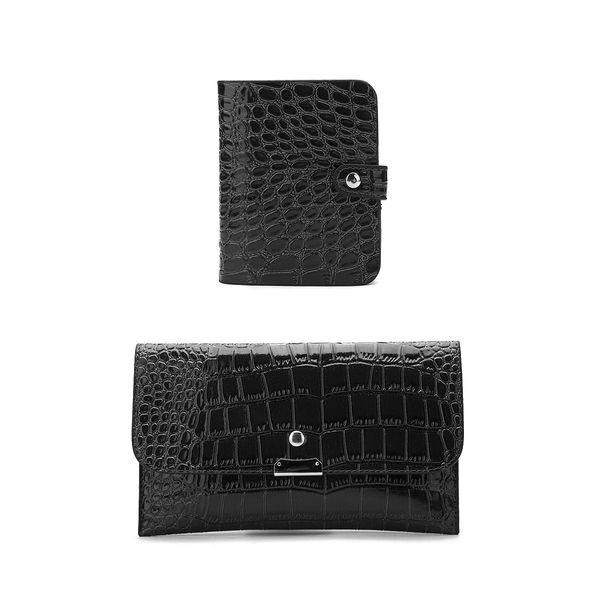 Luxury PU Leather Crocodile Ladies Handbag Purse Wallet Card Bag Shoulder Crossbody Bag