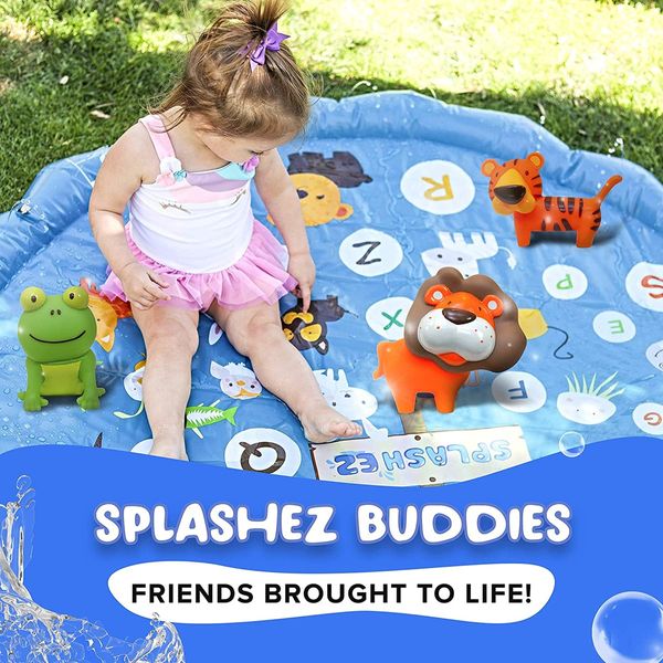 3-in-1 Sprinkler for Kids, Splash Pad, and Wading Pool for Babies and Toddlers