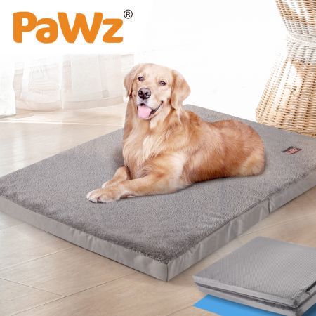 Pet Bed Foldable Dog Puppy Beds Black Medium