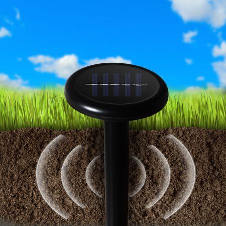 10Pcs Snake Repeller Ultrasonic Solar Powered Pest Repellent Pulse Rodent Sensor