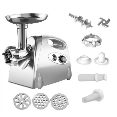 800W Electric Meat Grinder Mincer Sausage Silver