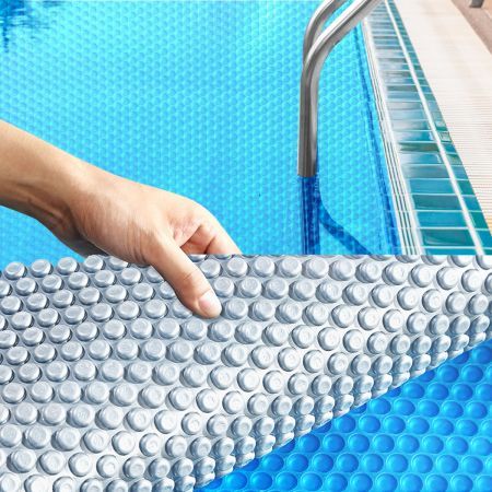 Solar Swimming Pool Cover 500 Micron Outdoor Blanket Isothermal Bubble 7 Size