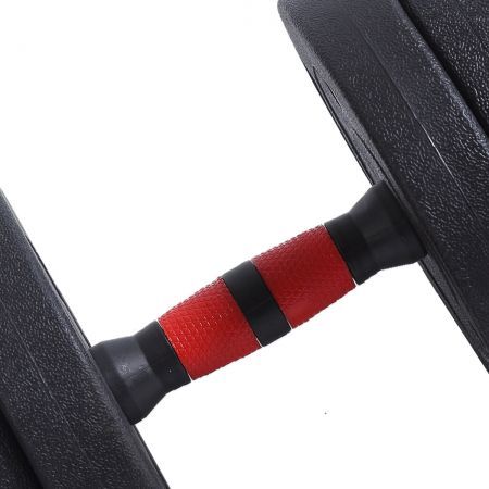 Dumbbells Barbell Weight Set 30KG Adjustable Rubber Home GYM Exercise Fitness