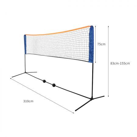 3M Badminton Volleyball Tennis Net Portable Sports Set Stand Beach Backyards