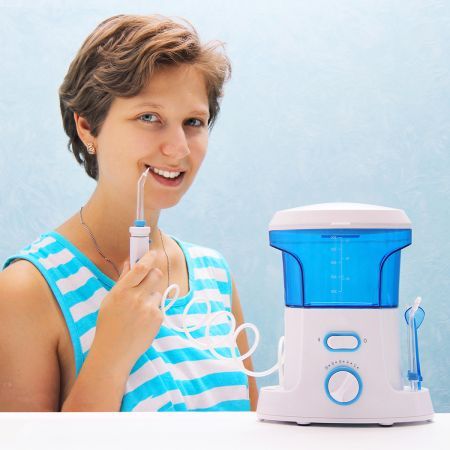 Electric Oral Irrigator Tooth Cleaner Kit Water Jet Dental Teeth Flosser Pick