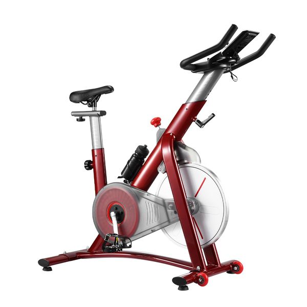 Genki Exercise Bike Spin Bike Stationary Bike Indoor Cycling Magnetic Resistance with LCD Monitor